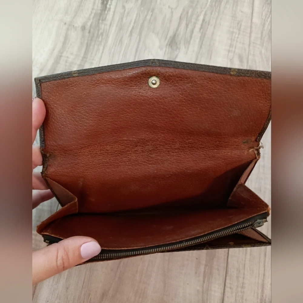 AuthLOUIS VUITTON Vintage Monogram Porte Billet Wallet